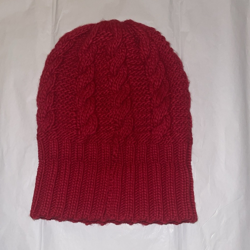 Michael Kors Accessories | Michael Kors Beanie Hat | Color: Red
